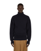 Hed Mayner Turtleneck Pullover Navy Knitwears Sweaters AW21K05NVY 001