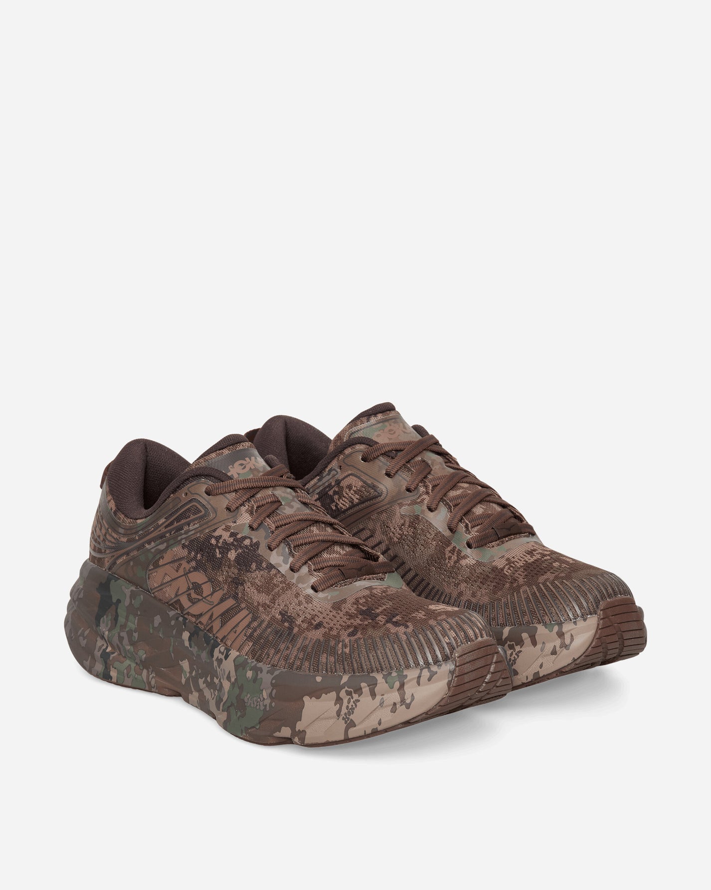 Hoka One One U Bondi 7 Beams Chestnut/Black Bean Sneakers Low 1183211-CCKB