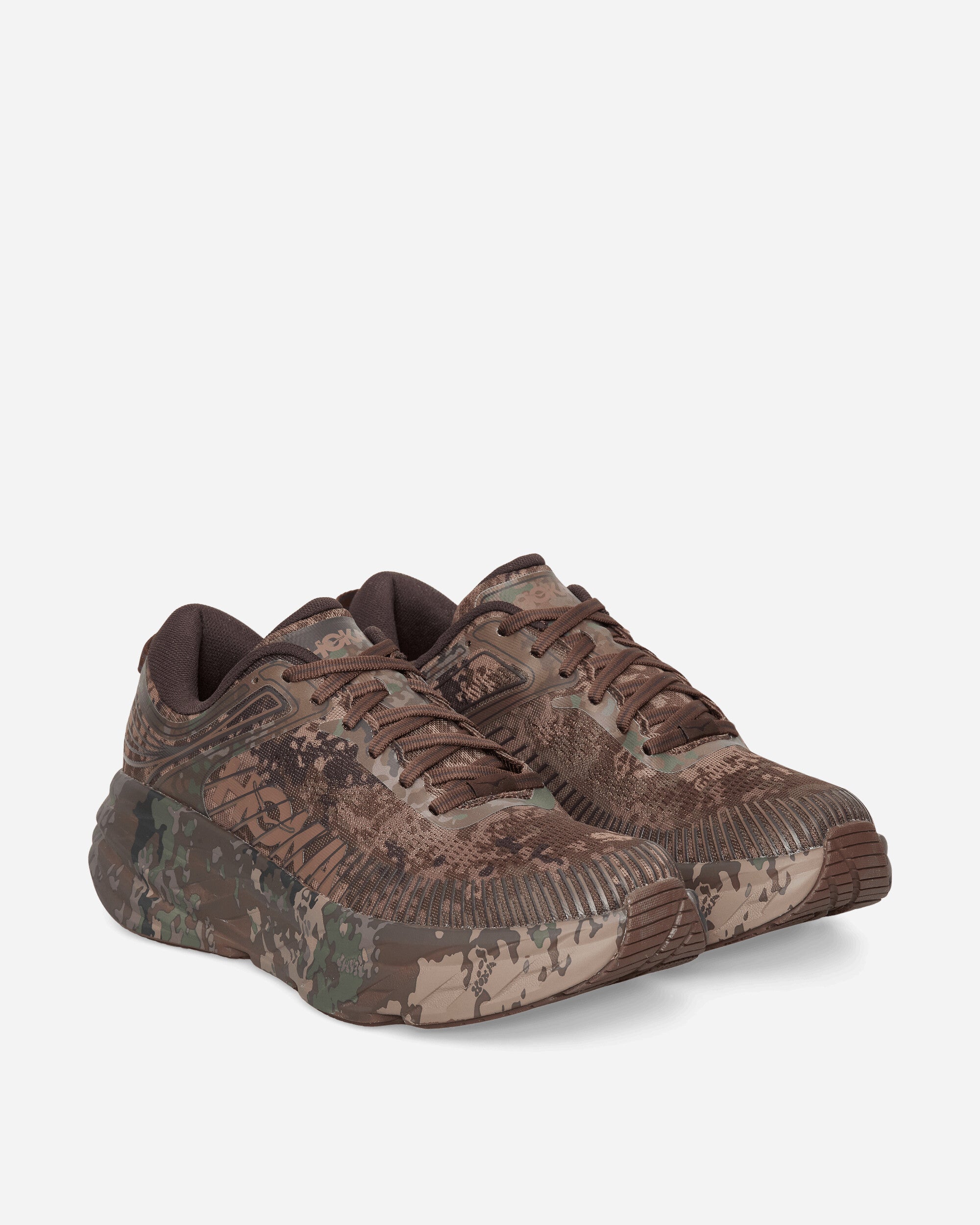 Hoka One One U Bondi 7 Beams Chestnut/Black Bean Sneakers Low 1183211-CCKB