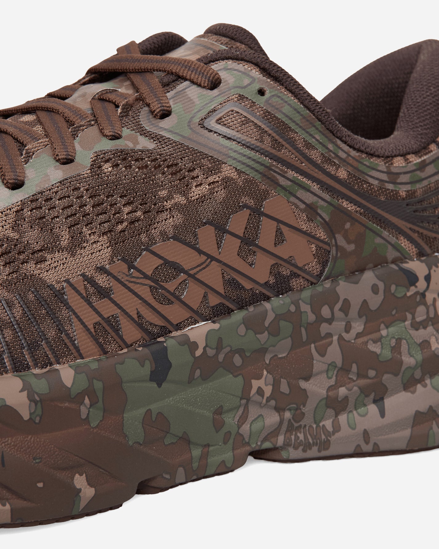 Hoka One One U Bondi 7 Beams Chestnut/Black Bean Sneakers Low 1183211-CCKB