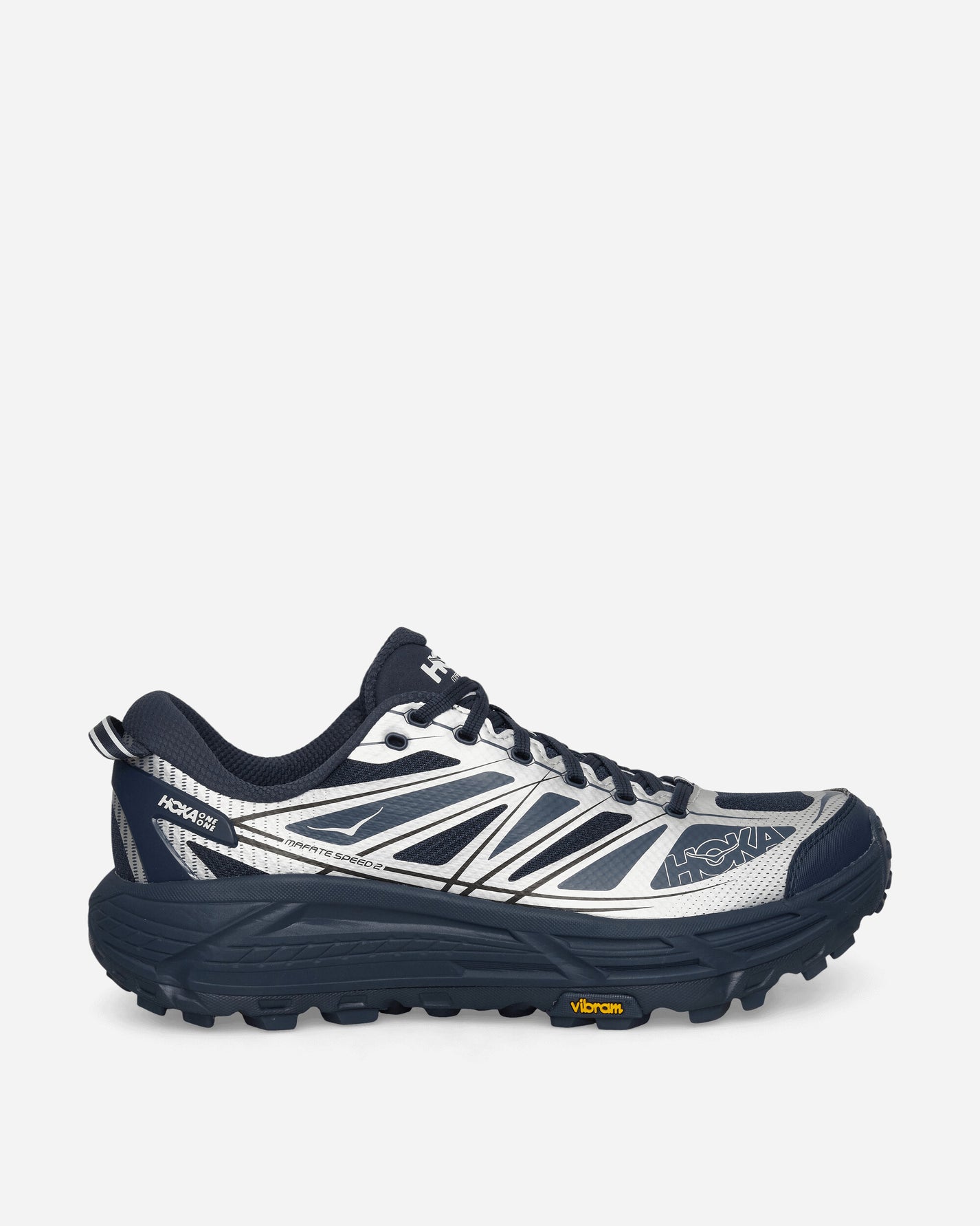 Hoka One One U Mafate Speed 2 Varsity Navy/Silver Sneakers Low 1126851-VYNV