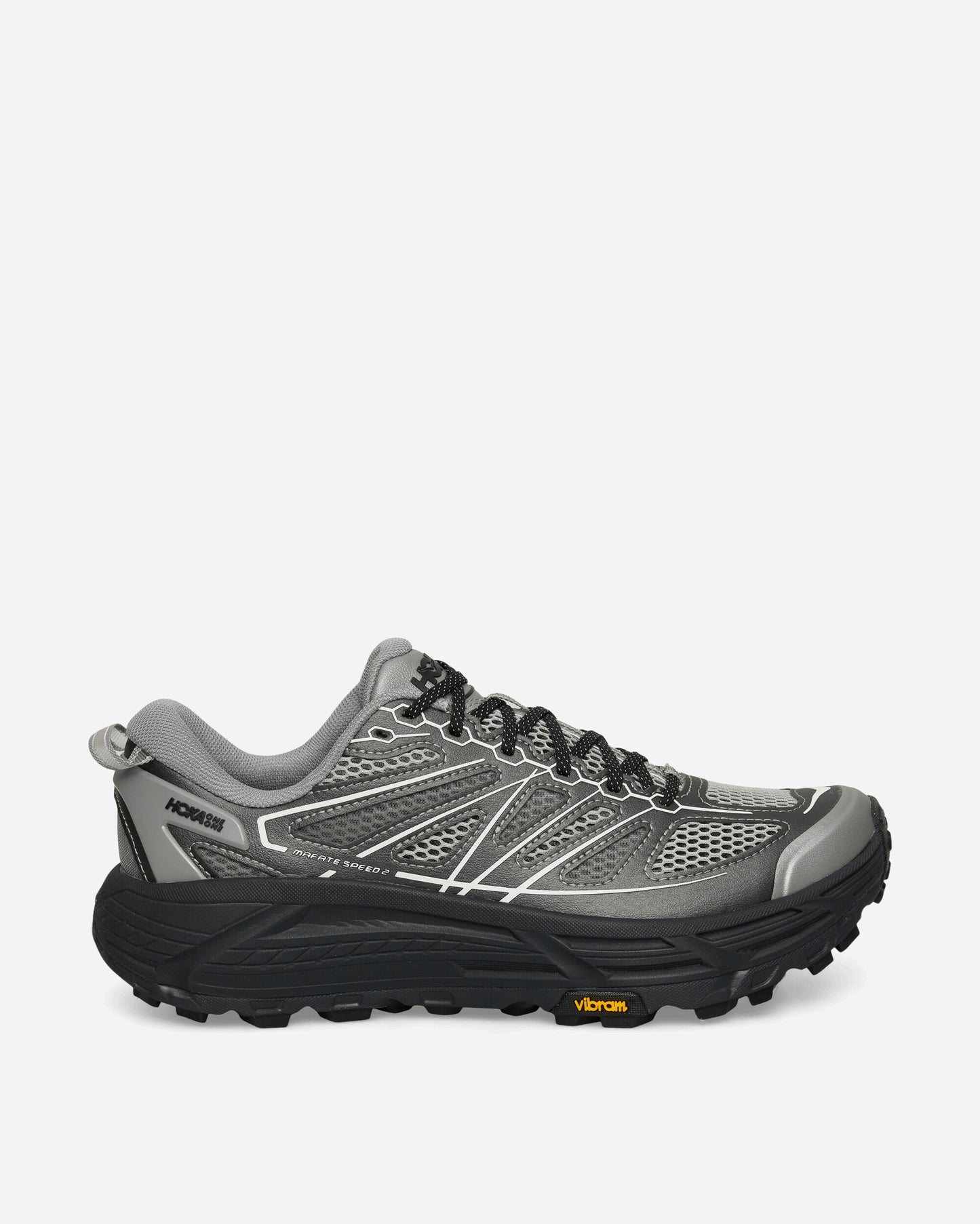 Hoka One One U Mafate Speed 2 Ts Galactic Grey/Black Sneakers Low 1171891-GLCTC