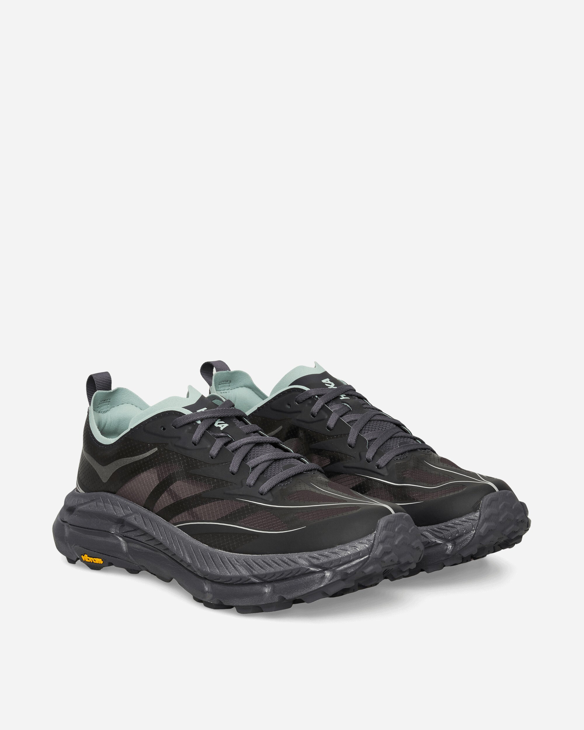 Hoka One One U Mafate Speed 4 Lite Charcoal Grey/Jade Sneakers Low 1168450-CJD