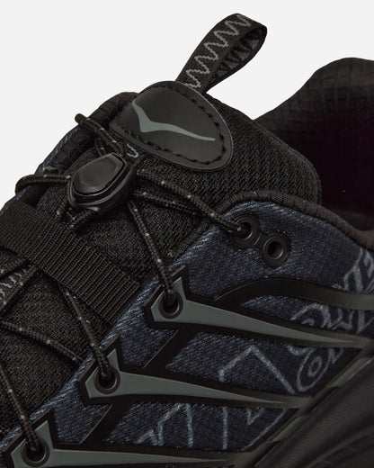 Hoka One One U Mafate Three2 Wordmark Black/Outer Orbit Sneakers Low 1175490-BCKT