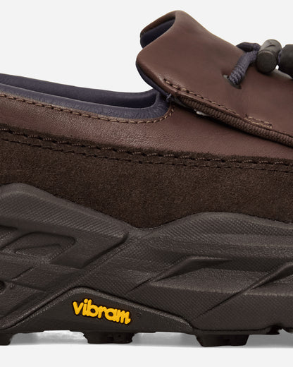 Hoka One One U Speed Loafer Walnut/Cast Iron Sneakers Slip-On 1162170-WNTC