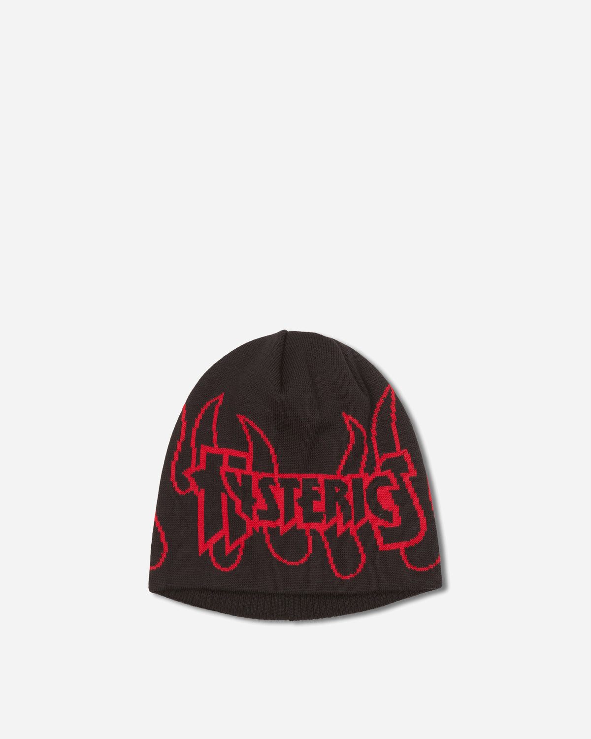 Hysteric Glamour Fire Hysteric Beanie Black Hats Beanies 02263QH05 96