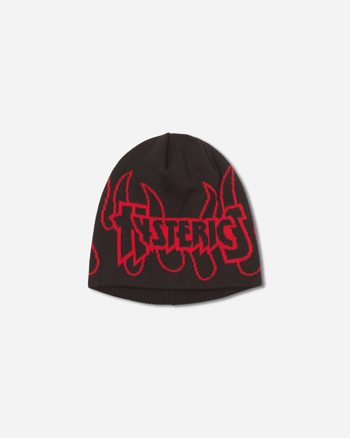 Hysteric Glamour Fire Hysteric Beanie Black Hats Beanies 02263QH05 96