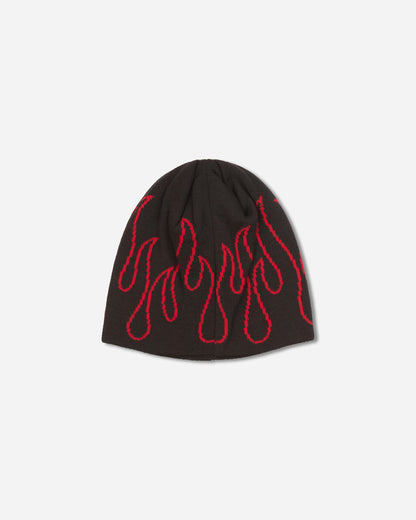 Hysteric Glamour Fire Hysteric Beanie Black Hats Beanies 02263QH05 96