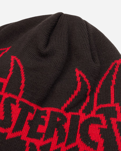 Hysteric Glamour Fire Hysteric Beanie Black Hats Beanies 02263QH05 96
