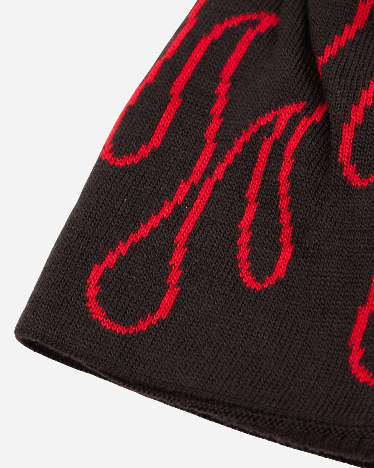 Hysteric Glamour Fire Hysteric Beanie Black Hats Beanies 02263QH05 96