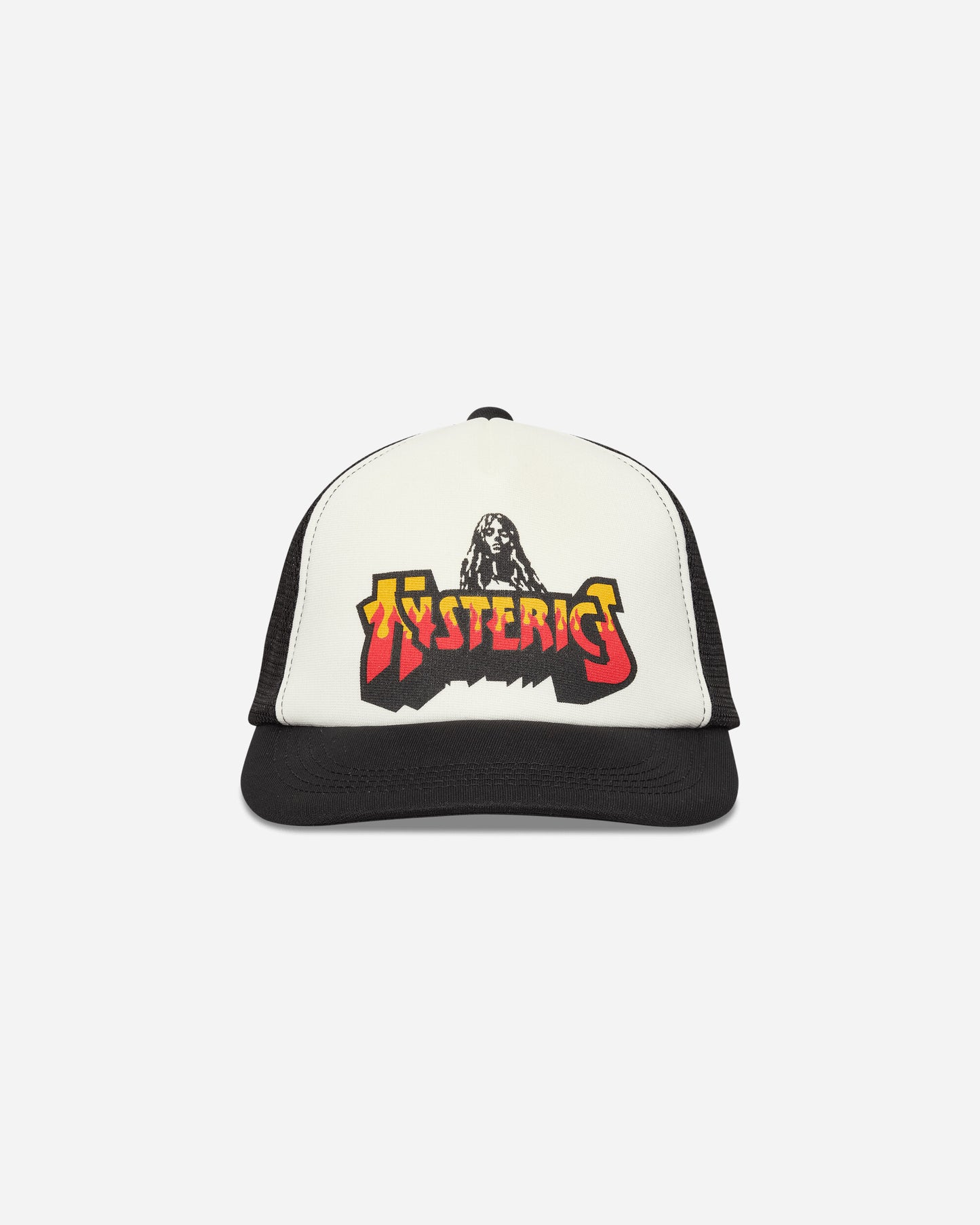 Hysteric Glamour Bad Ass Fire Logo Mesh Cap Multi Hats Caps 02253QH03 96