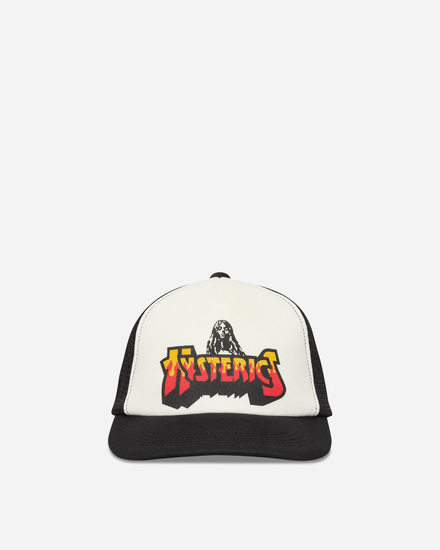 Hysteric Glamour Bad Ass Fire Logo Mesh Cap Multi Hats Caps 02253QH03 96