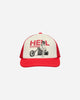 Hysteric Glamour Hell Hysteric Mesh Cap Red Hats Caps 02251QH03 50