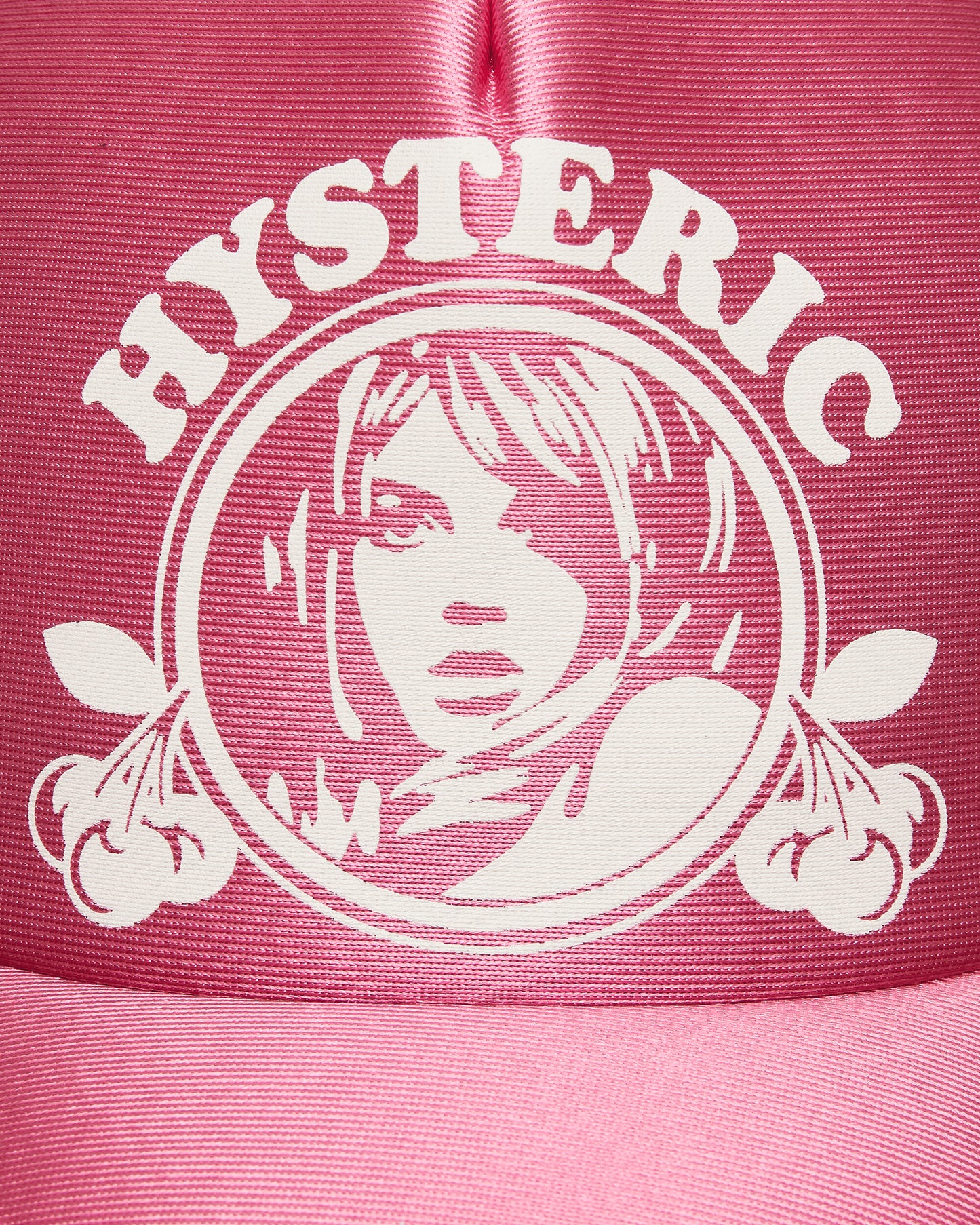 Hysteric Glamour Hysteric Cherry Glossy Mesh Cap Pink Hats Caps 01261QH03 30