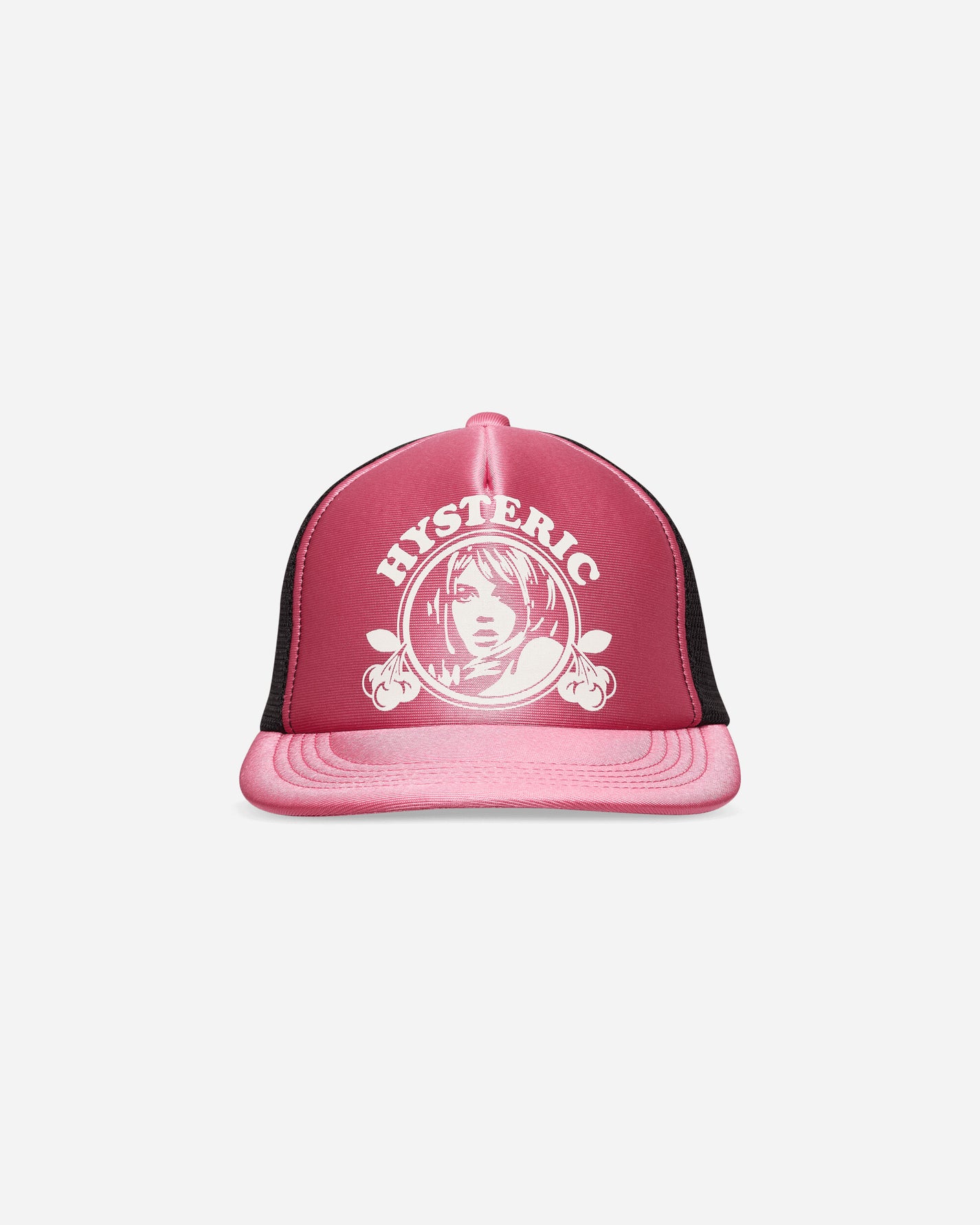 Hysteric Glamour Hysteric Cherry Glossy Mesh Cap Pink Hats Caps 01261QH03 30