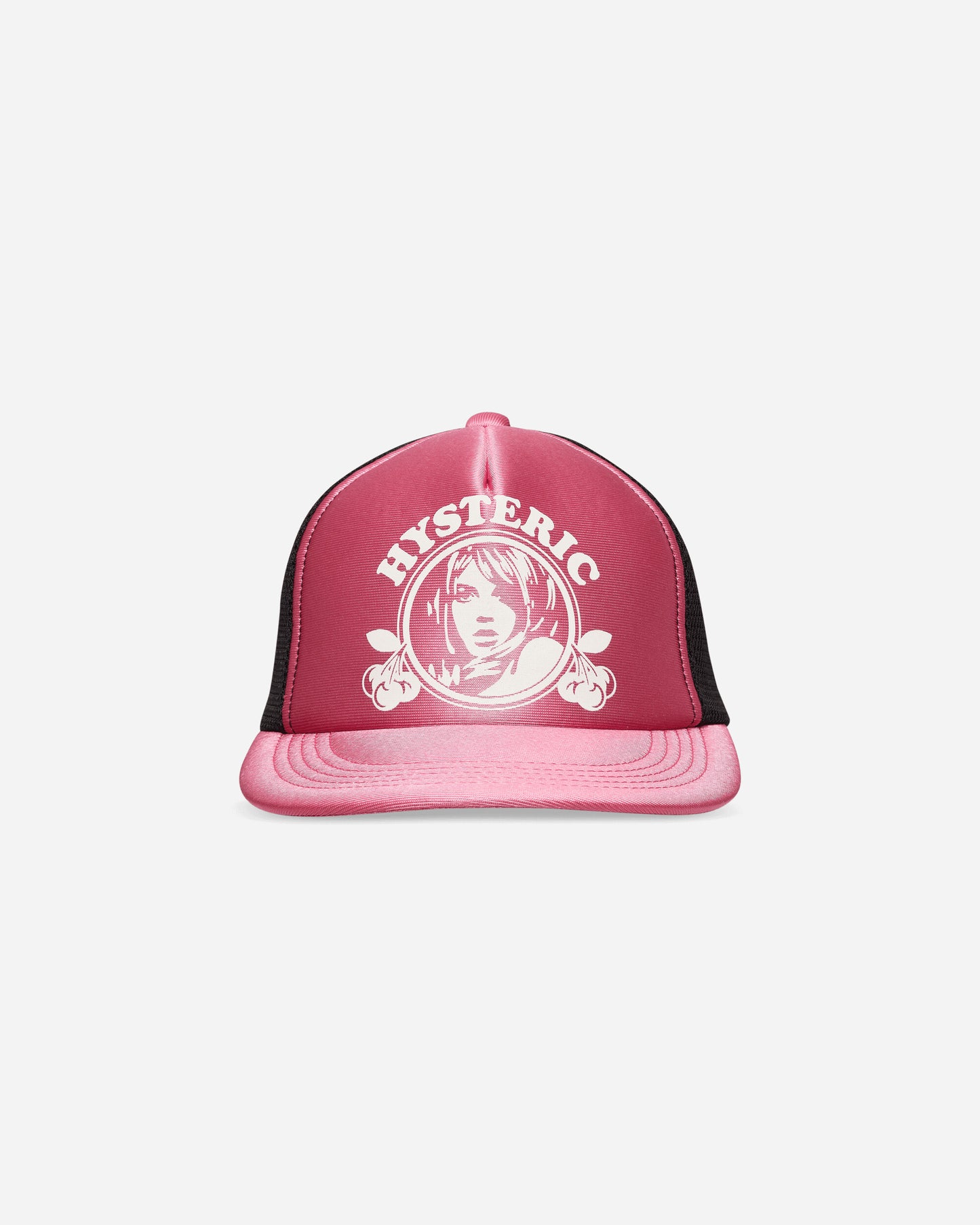 Hysteric Glamour Hysteric Cherry Glossy Mesh Cap Pink Hats Caps 01261QH03 30