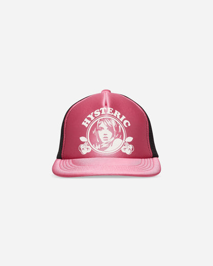 Hysteric Glamour Hysteric Cherry Glossy Mesh Cap Pink Hats Caps 01261QH03 30