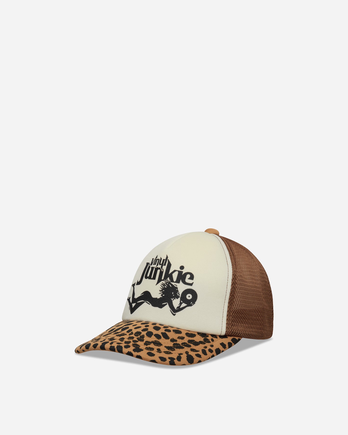 Hysteric Glamour Vinyl Junkie Mesh Cap Brown Hats Caps 02263QH07 80
