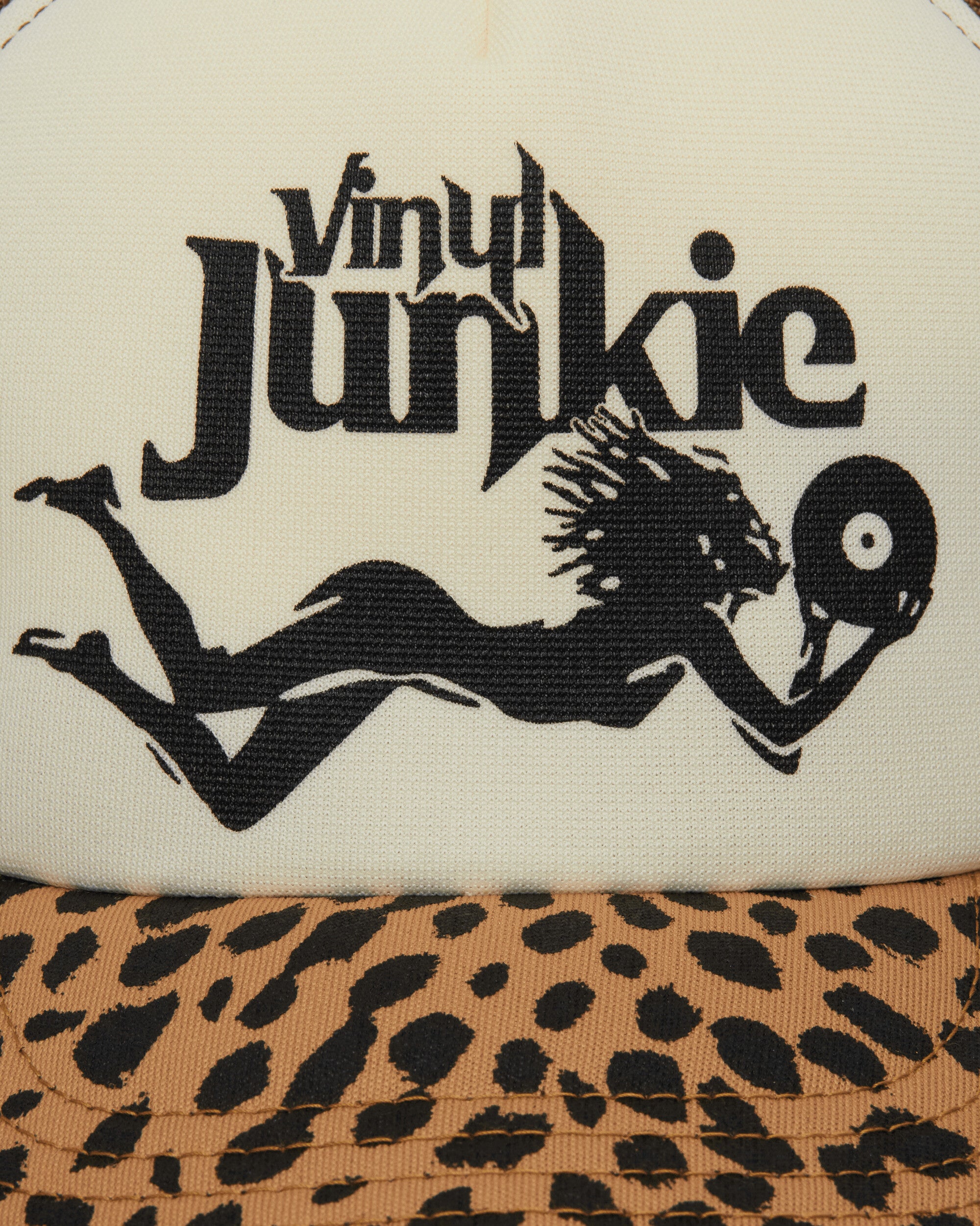 Hysteric Glamour Vinyl Junkie Mesh Cap Brown Hats Caps 02263QH07 80