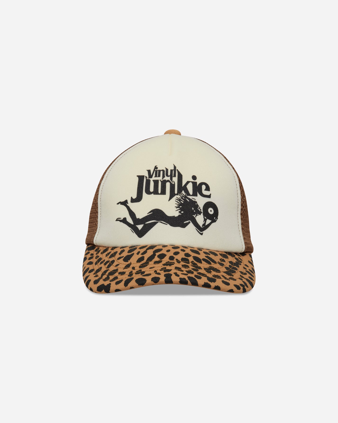 Hysteric Glamour Vinyl Junkie Mesh Cap Brown Hats Caps 02263QH07 80