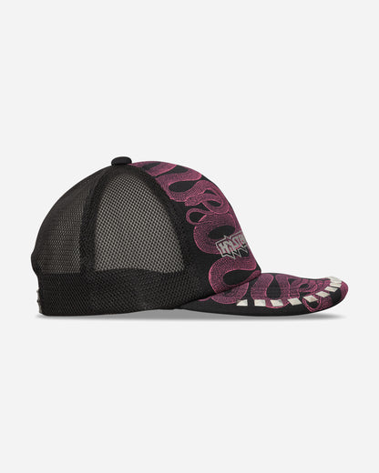 Hysteric Glamour Wmns Snake Loop Studded Mesh Cap Black Hats Caps 01263QH02 96