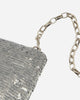 Hysteric Glamour Wmns Hysteric Love Gun Sequin Shoulder Bag Silver Bags and Backpacks Clutches 01263QB05 06
