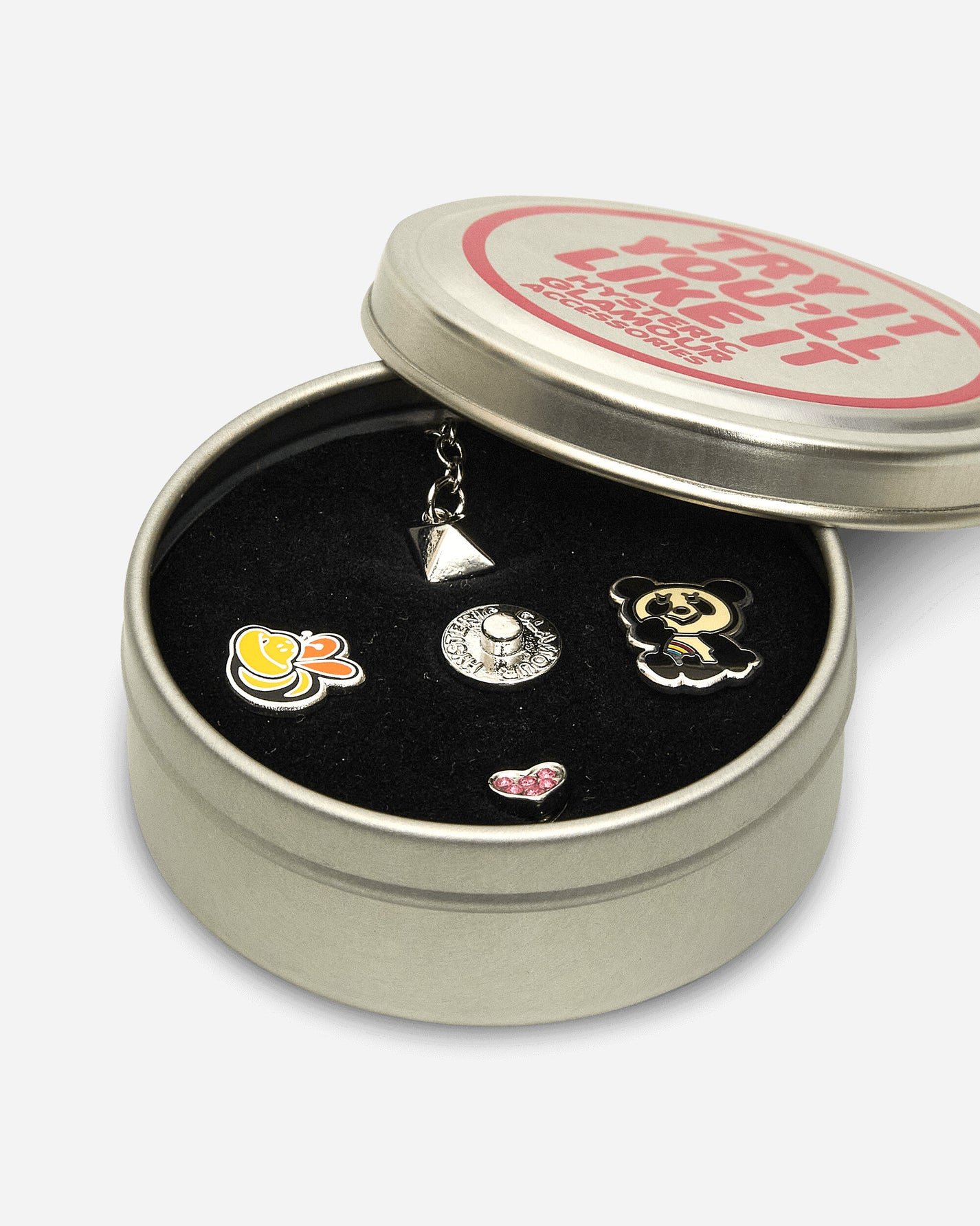 Hysteric Glamour Wmns Hysteric Like It Earring Set Silver Jewellery Earrings 01251QA02 6