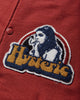 Hysteric Glamour Smoking Girl Stadium Jacket With Patch Red Coats and Jackets Bomber Jackets 02261CJ01 50