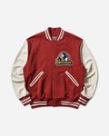 Hysteric Glamour Smoking Girl Stadium Jacket With Patch Red Coats and Jackets Bomber Jackets 02261CJ01 50