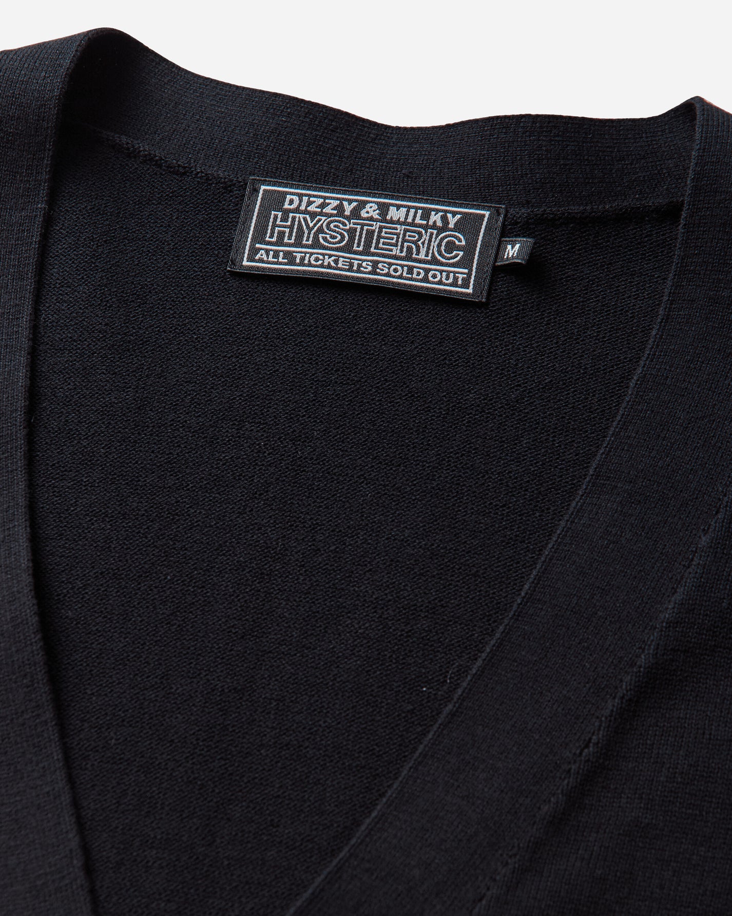 Hysteric Glamour Super Hys Patch Cardigan Black Knitwears Cardigans 02261ND03 96