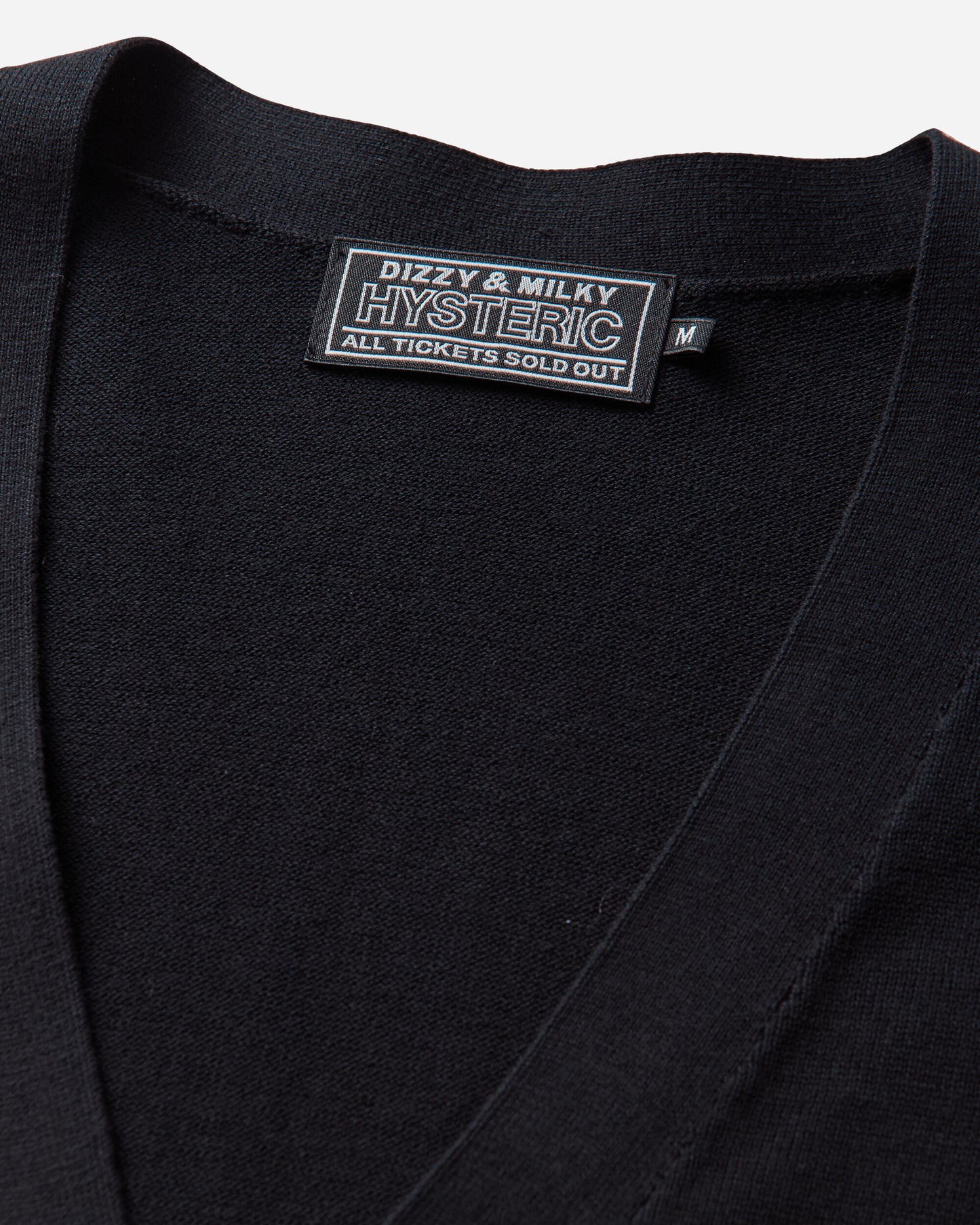 Hysteric Glamour Super Hys Patch Cardigan Black Knitwears Cardigans 02261ND03 96