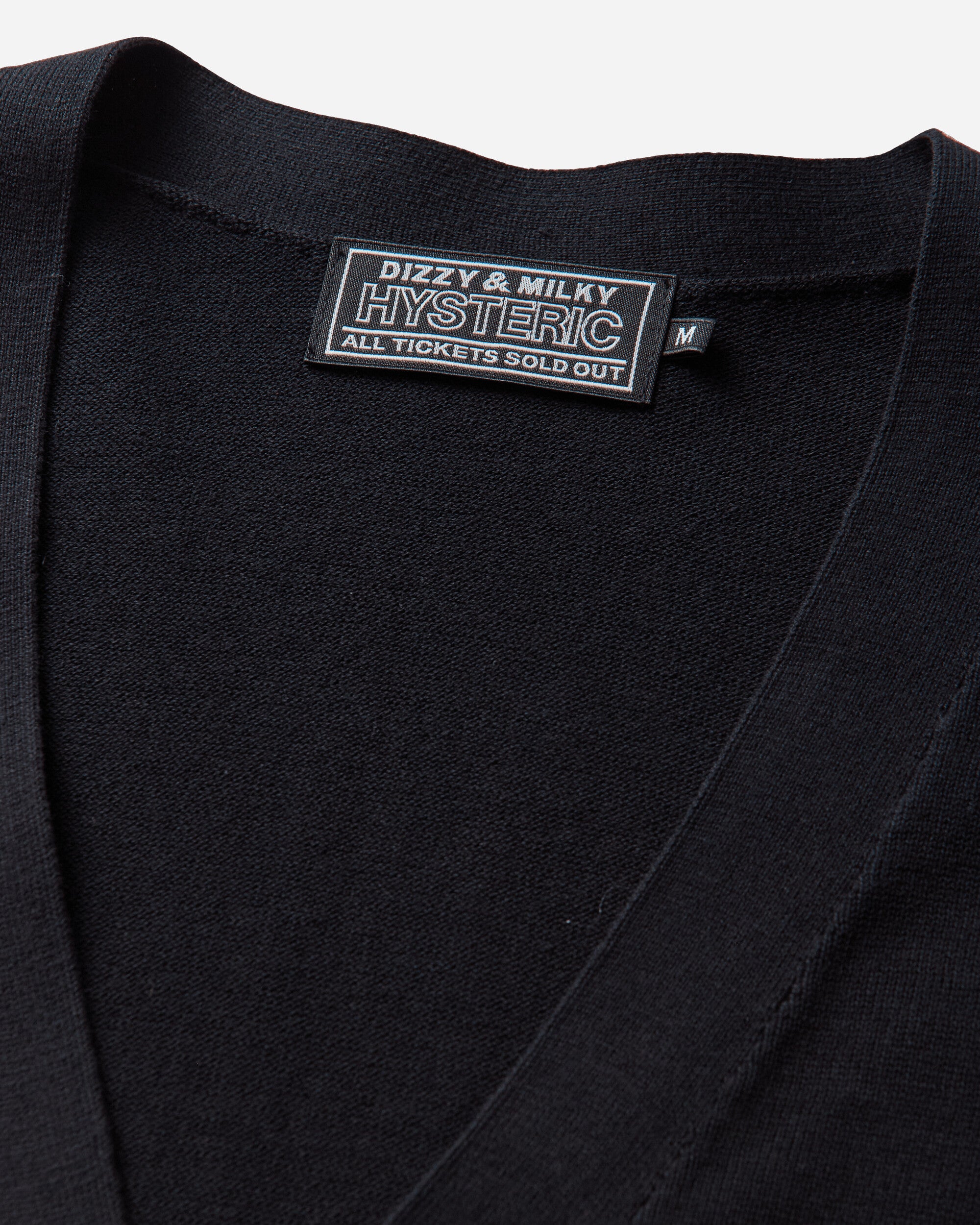 Hysteric Glamour Super Hys Patch Cardigan Black Knitwears Cardigans 02261ND03 96