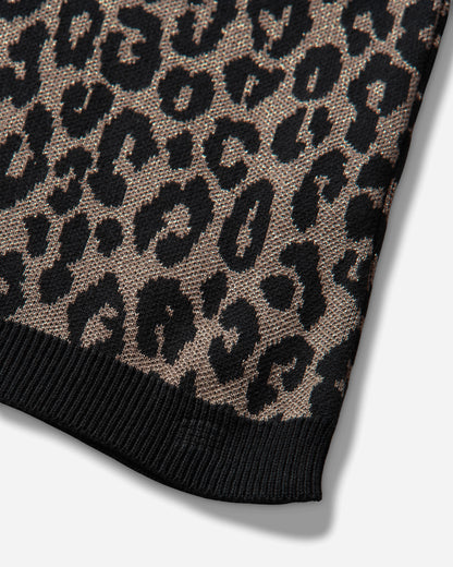 Hysteric Glamour Wmns Snake Logo Jacquard Halter Neck Top Brown Knitwears Cardigans 01263NV01 83