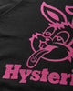Hysteric Glamour Wmns Hysteric Rabbit Short-Length Sweatshirt Black Sweatshirts Crewneck 01251CS01 96