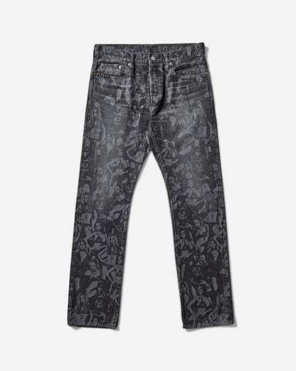 Hysteric Glamour Hysteric Glamour X Slam Jam Screen Print Denim Pants Black Pants Denim 02253AP130 96