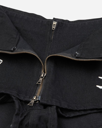 Hysteric Glamour Wmns Logo & Padlock Denim Shorts Black Shorts Denim Short 01263AM01 96