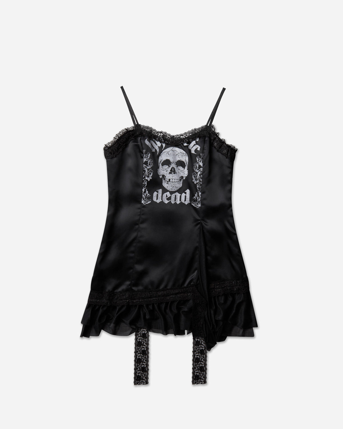 Hysteric Glamour Wmns Hysteric Dead Camisole Dress Black Dresses Dress Mid 01263AO01 96