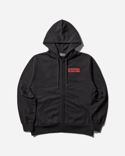 Hysteric Glamour Hysteric Glamour X Slam Jam Zip Up Hooded Sweatshirt Black Sweatshirts Hoodies 02253CF102 96