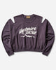 Hysteric Glamour Hysteric Lovetrap Short Sweatshirt Purple Sweatshirts Hoodies 01261CS01 55