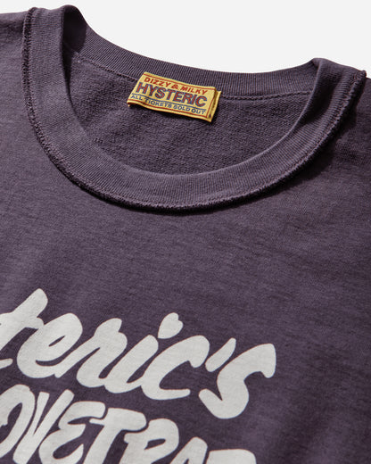 Hysteric Glamour Hysteric Lovetrap Short Sweatshirt Purple Sweatshirts Hoodies 01261CS01 55