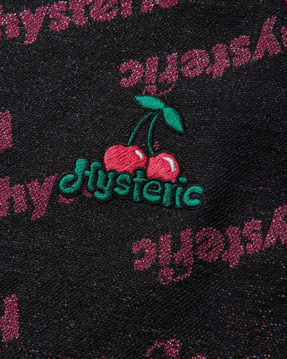Hysteric Glamour Cherry Embroidered Jacket Black Coats and Jackets Jackets 01261CJ01 99