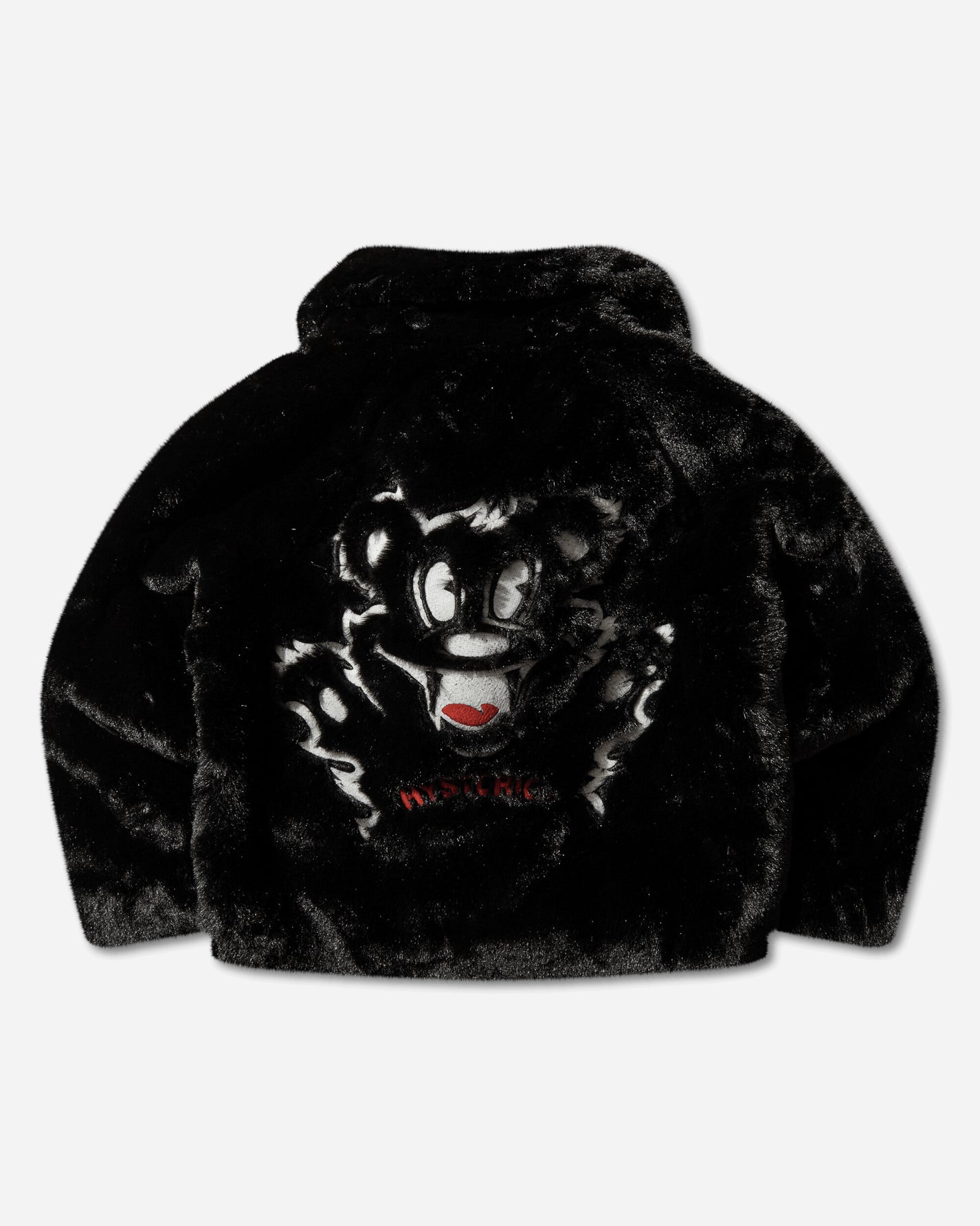 Hysteric Glamour Wmns Fire Bear Embroidered Faux Fur Blouson Multi Coats and Jackets Jackets 01253AB06 96