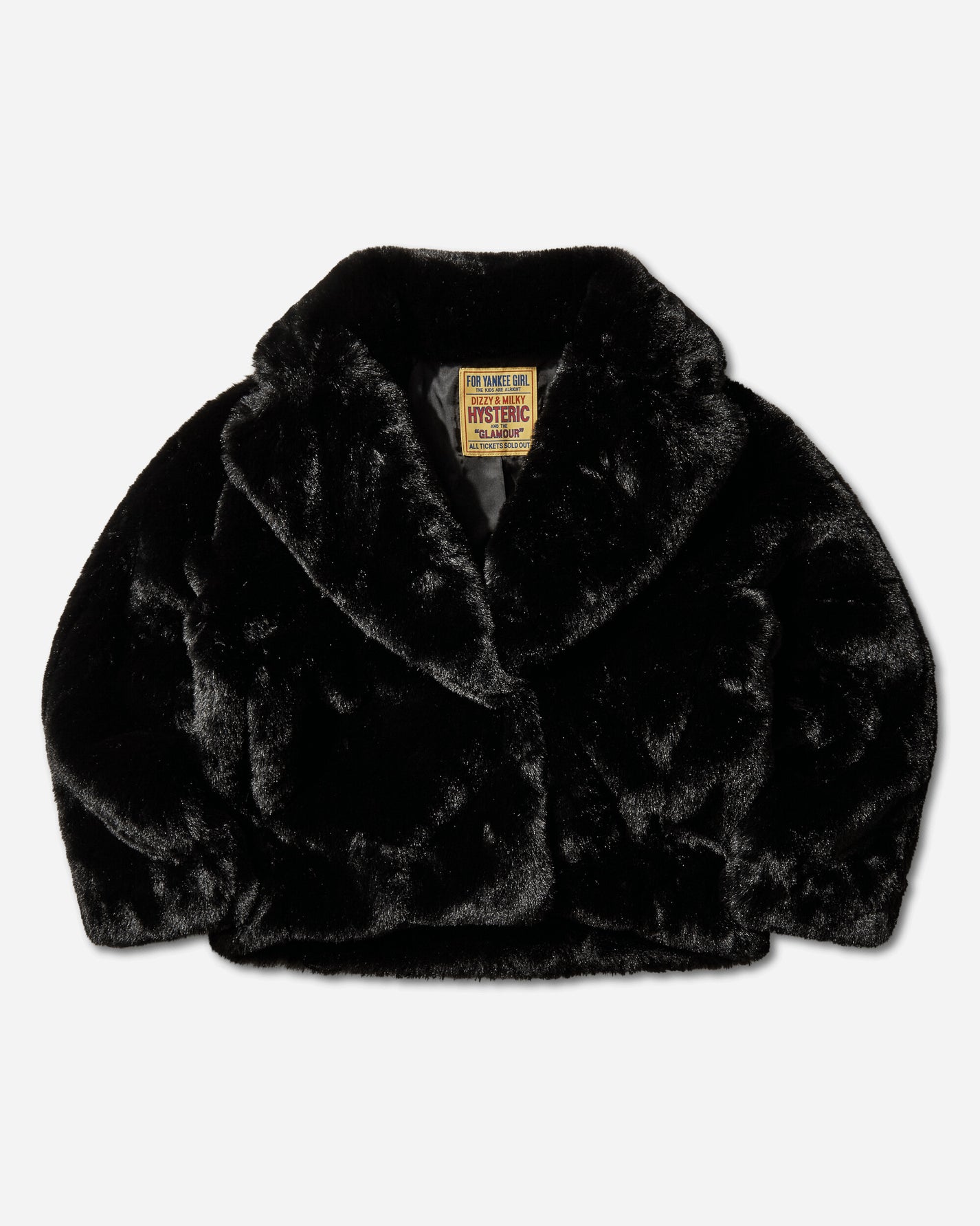 Hysteric Glamour Wmns Fire Bear Embroidered Faux Fur Blouson Multi Coats and Jackets Jackets 01253AB06 96