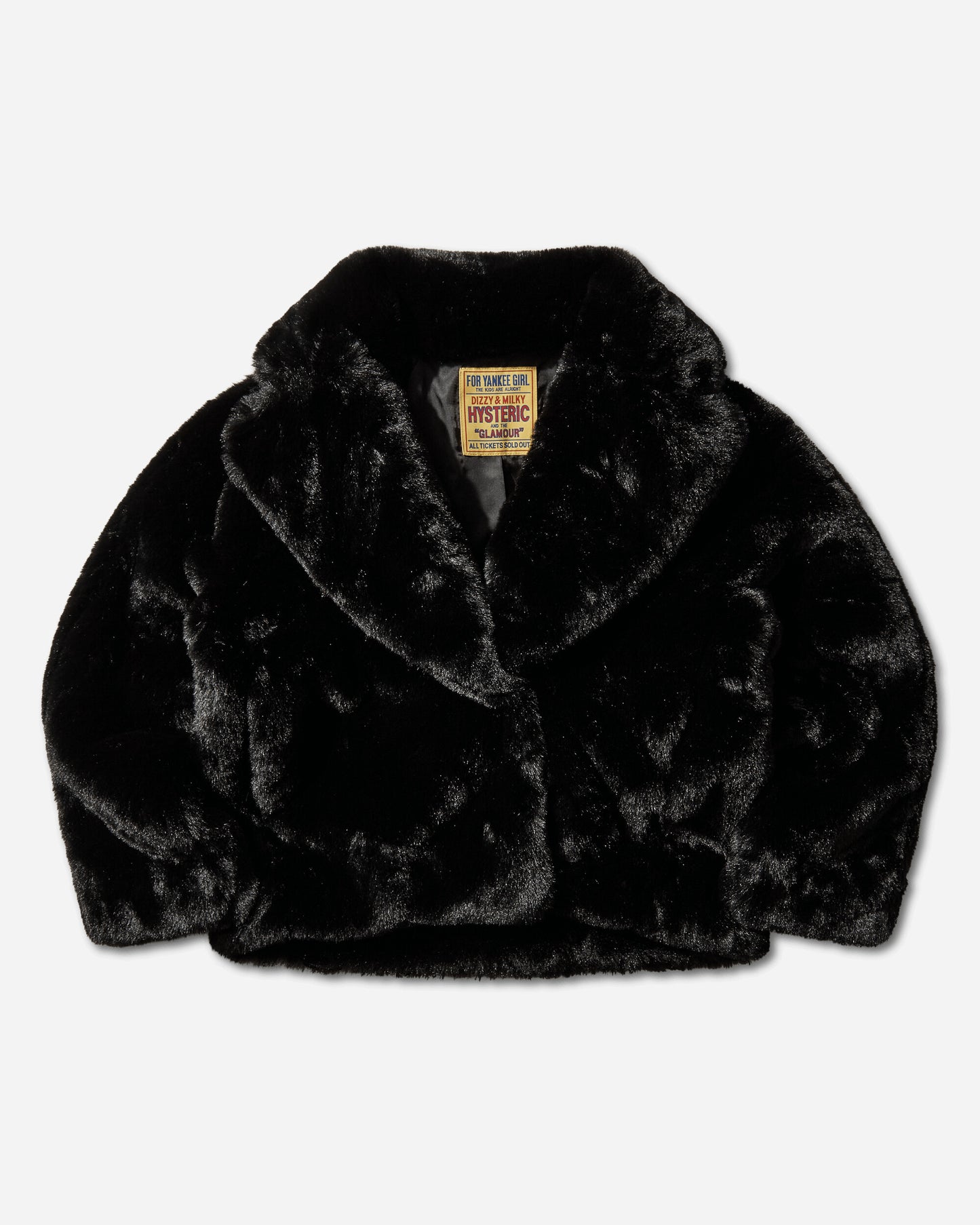 Hysteric Glamour Wmns Fire Bear Embroidered Faux Fur Blouson Multi Coats and Jackets Jackets 01253AB06 96
