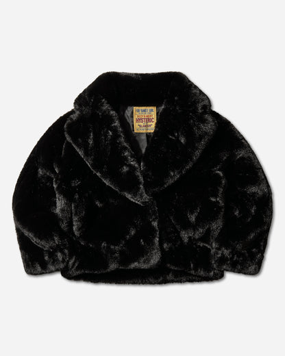 Hysteric Glamour Wmns Fire Bear Embroidered Faux Fur Blouson Multi Coats and Jackets Jackets 01253AB06 96