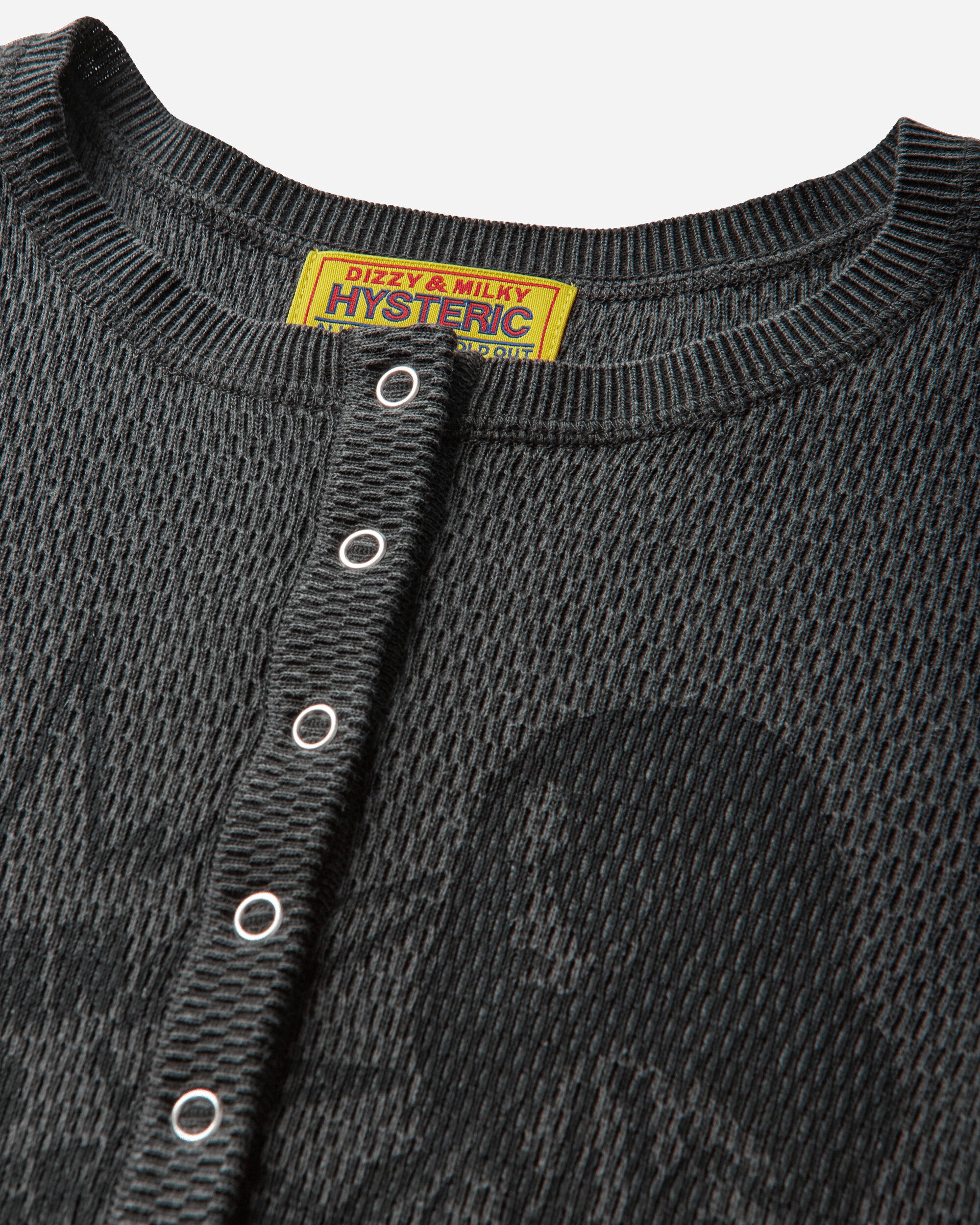 Hysteric Glamour Born To Lose Pullover Charcoal T-Shirts Longsleeve 01261NS02 94