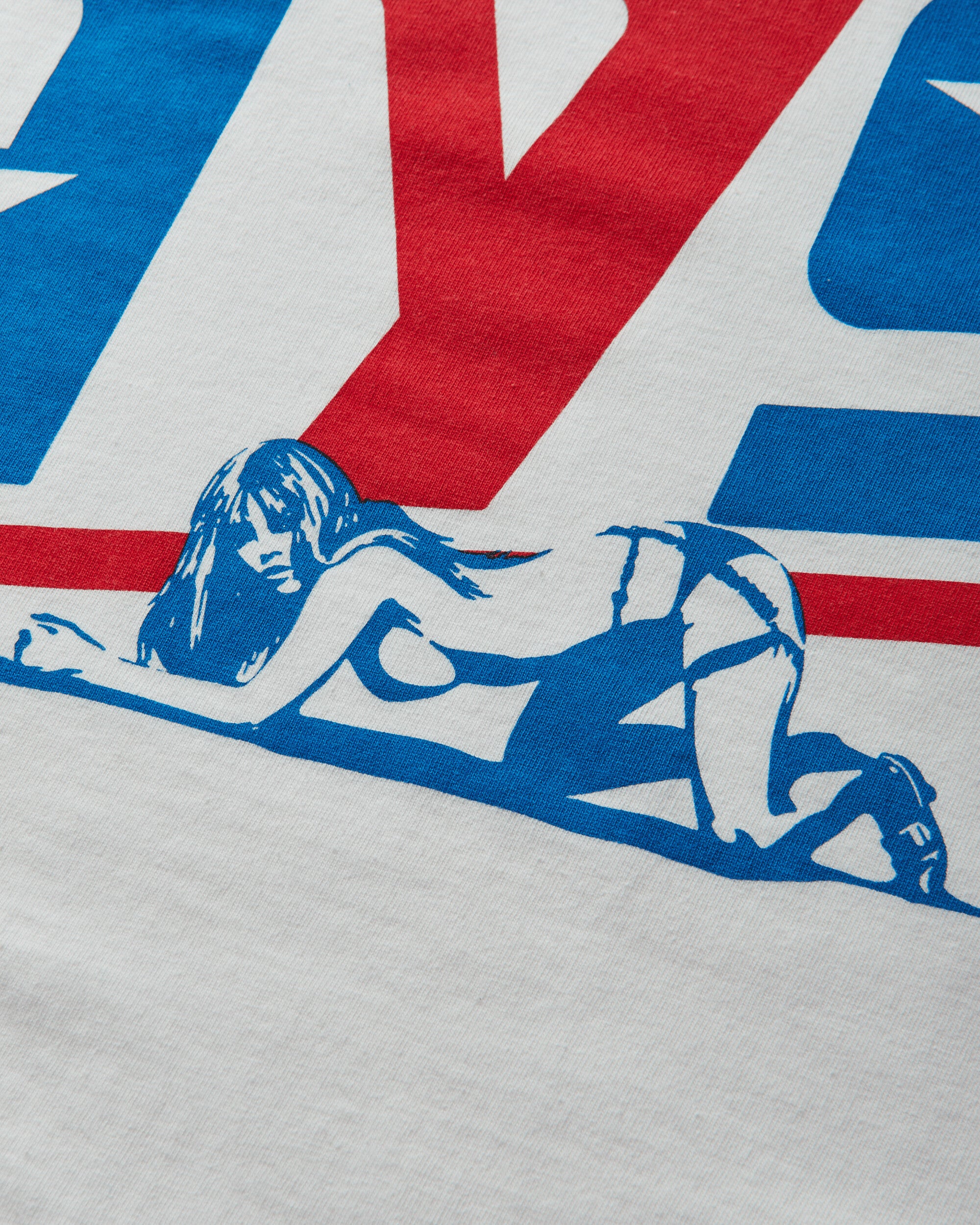 Hysteric Glamour Dart Track Tshirt White T-Shirts Longsleeve 02261CL06 00