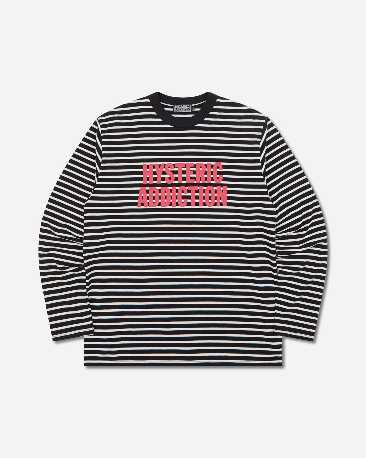 Hysteric Glamour Hysteric Addiction T-Shirt Black T-Shirts Longsleeve 02263CL08 96