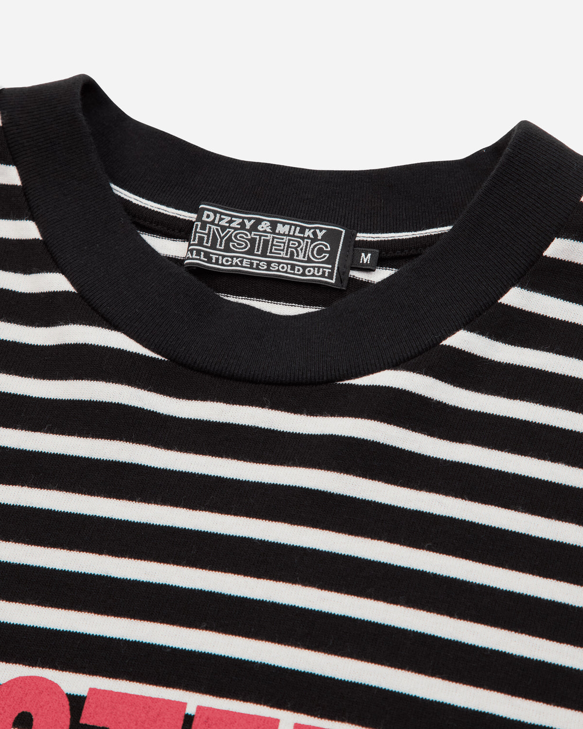 Hysteric Glamour Hysteric Addiction T-Shirt Black T-Shirts Longsleeve 02263CL08 96