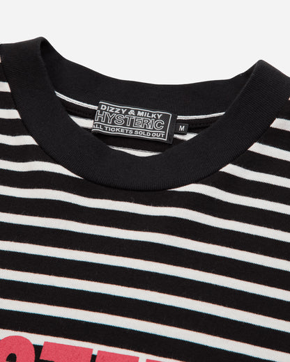 Hysteric Glamour Hysteric Addiction T-Shirt Black T-Shirts Longsleeve 02263CL08 96